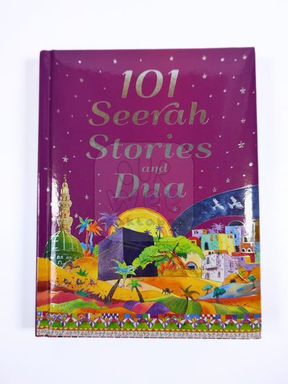 The front cover of 101 Seerah Stories with Dua