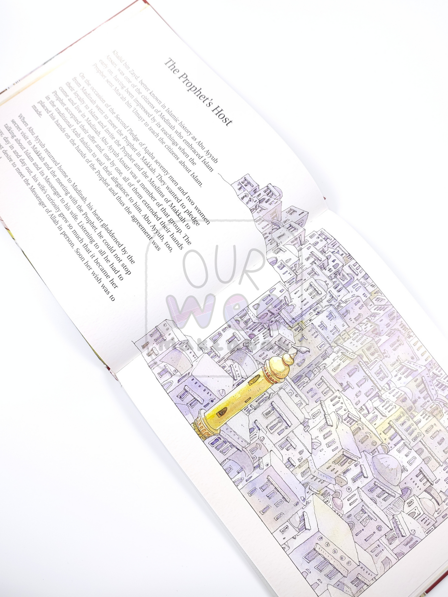 A sample page from Goodnight Stories from the Lives of the Sahabah