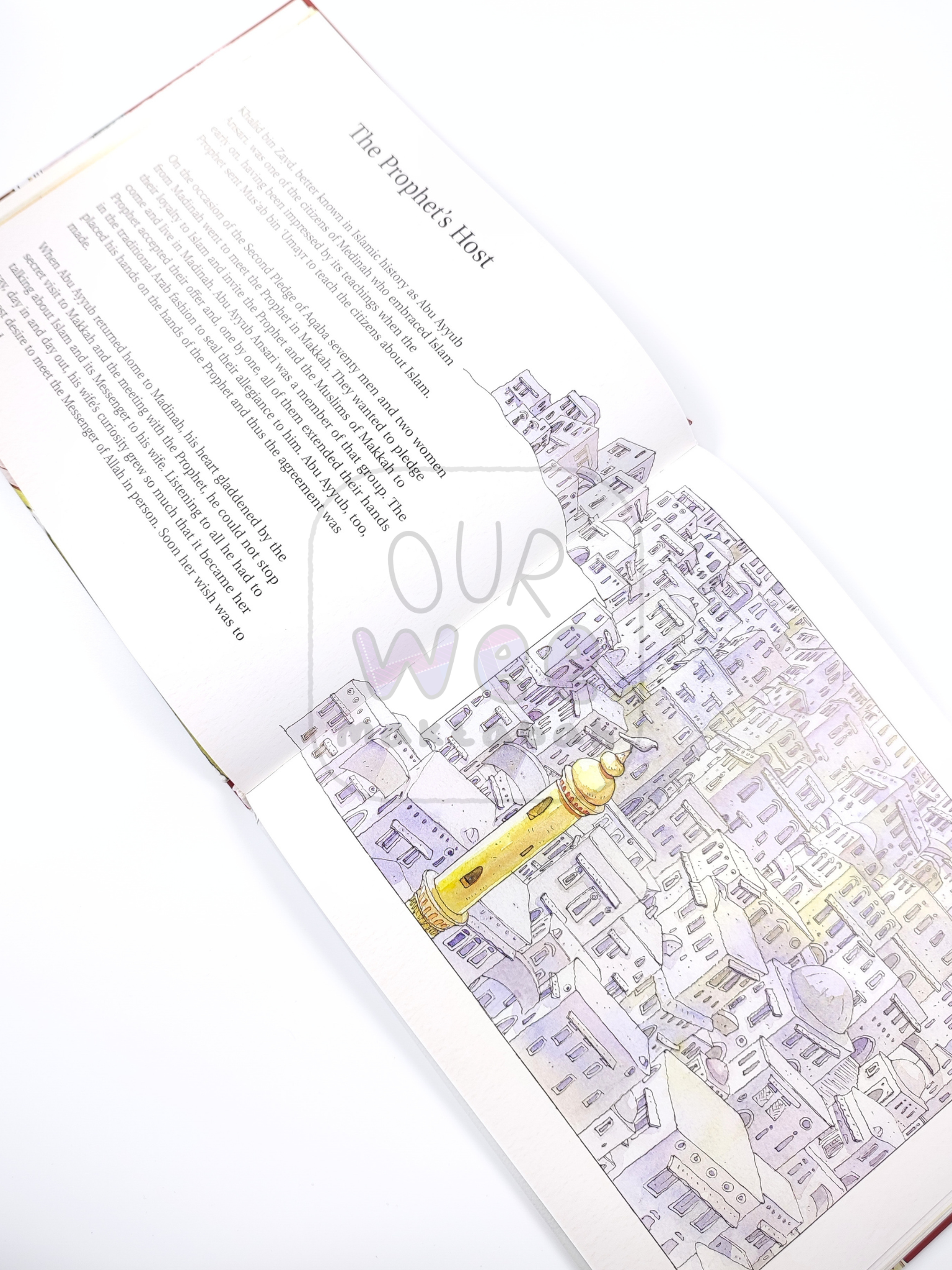 A sample page from Goodnight Stories from the Lives of the Sahabah